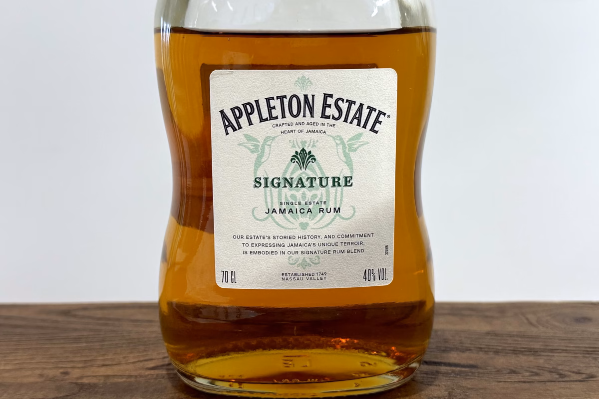 Bottle of Appleton Estate Signature rum